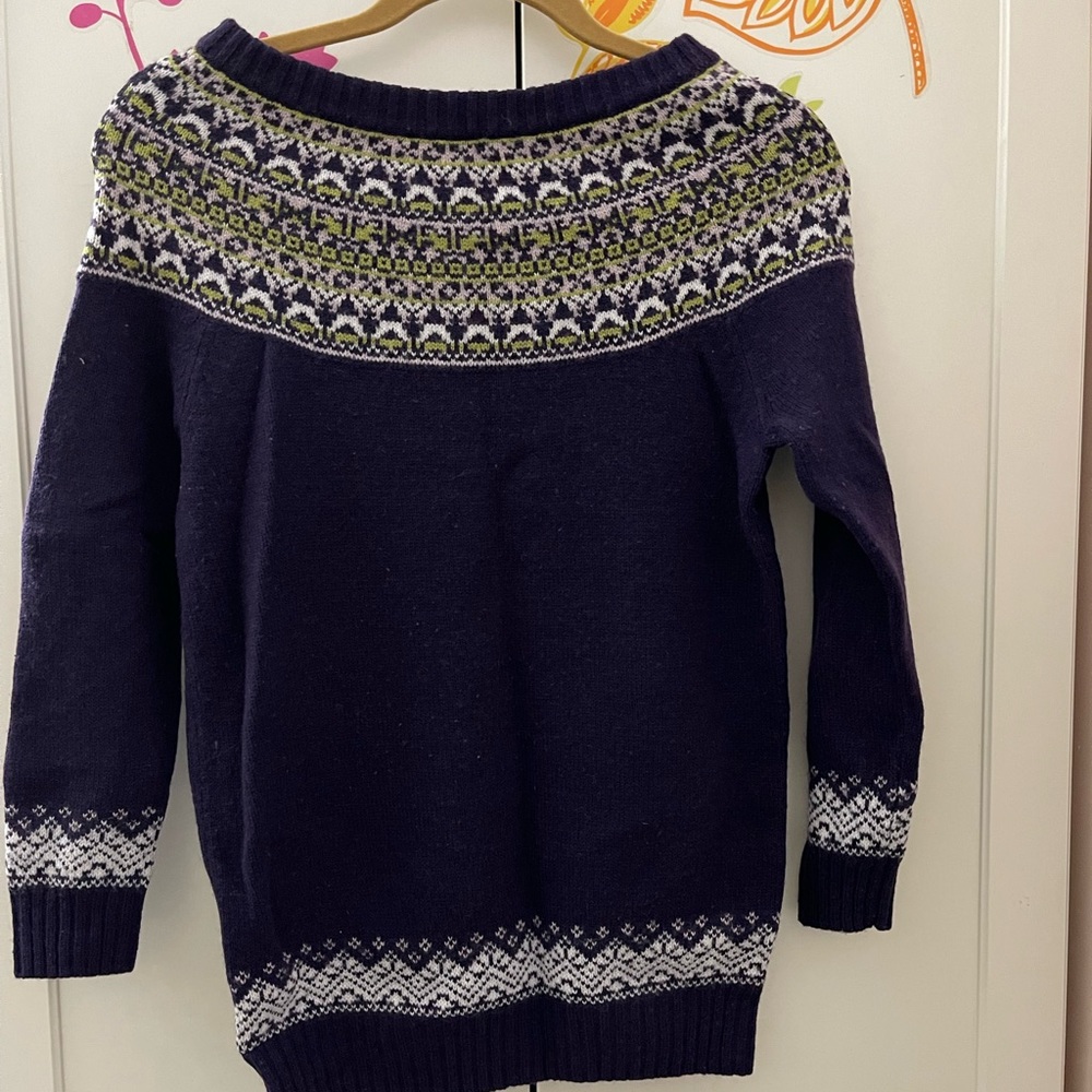 Express boat neck sweater XS